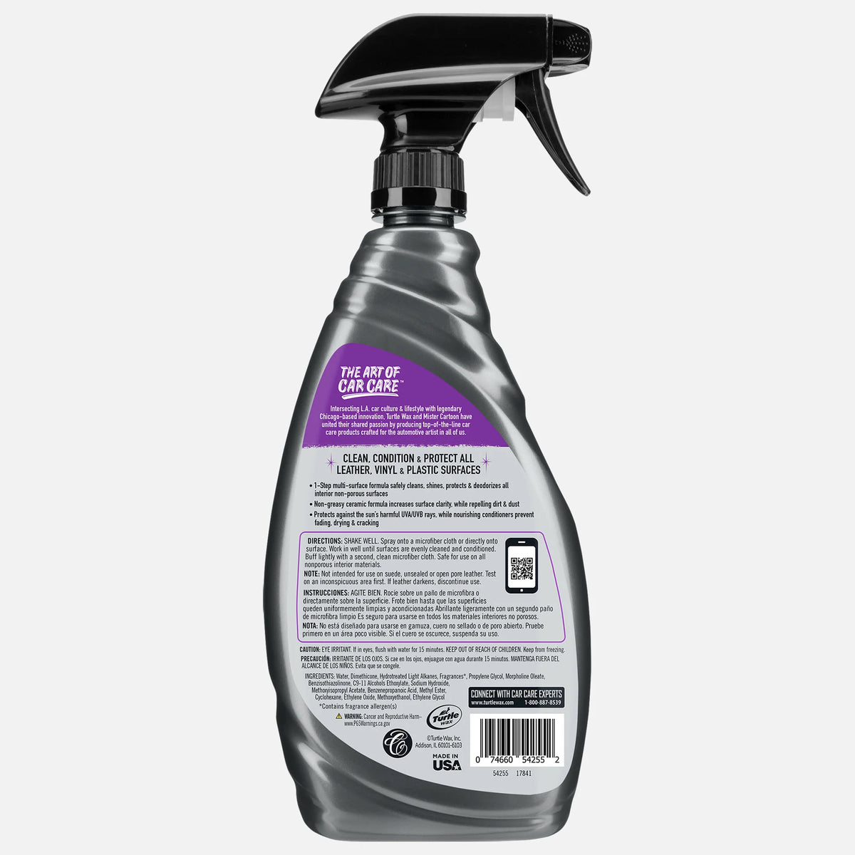 Mister Cartoon LVP - Leather, Vinyl, Plastic, 16 fl oz