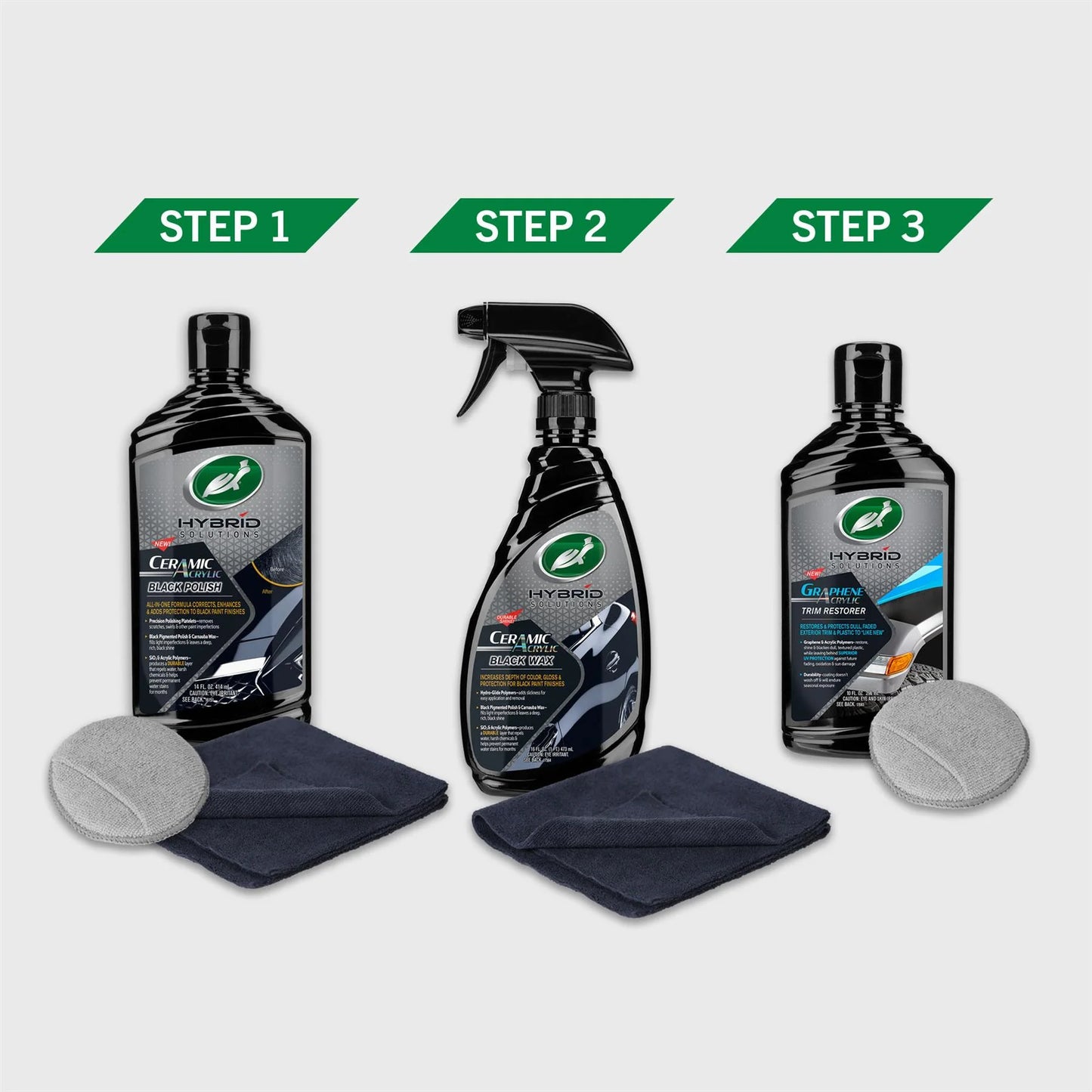 Black Car Care Kit