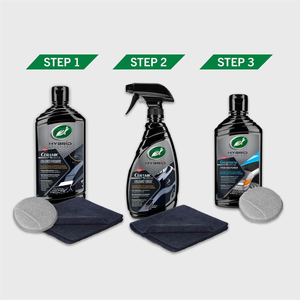 Black Car Care Kit