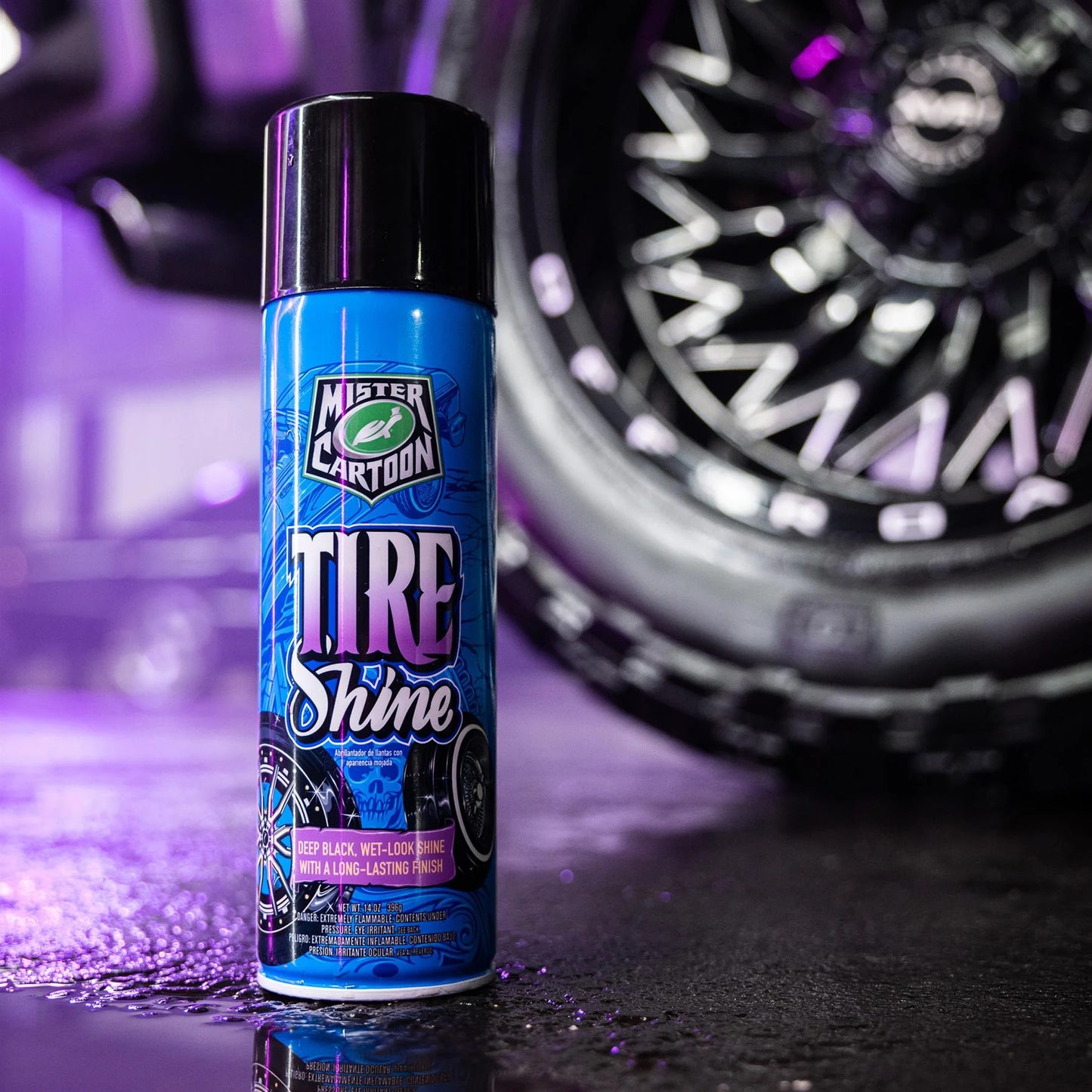 Mister Cartoon Tire Shine, 14 fl oz