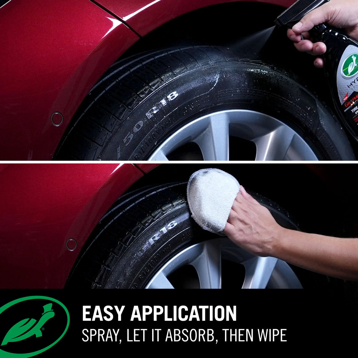 Hybrid Solutions® Graphene Acrylic Tire Shine Spray Coating, 23 fl oz